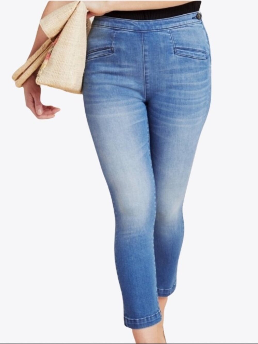 Pilcro and the Letterpress by Anthropologie high-rise Crop leggings Sz 27